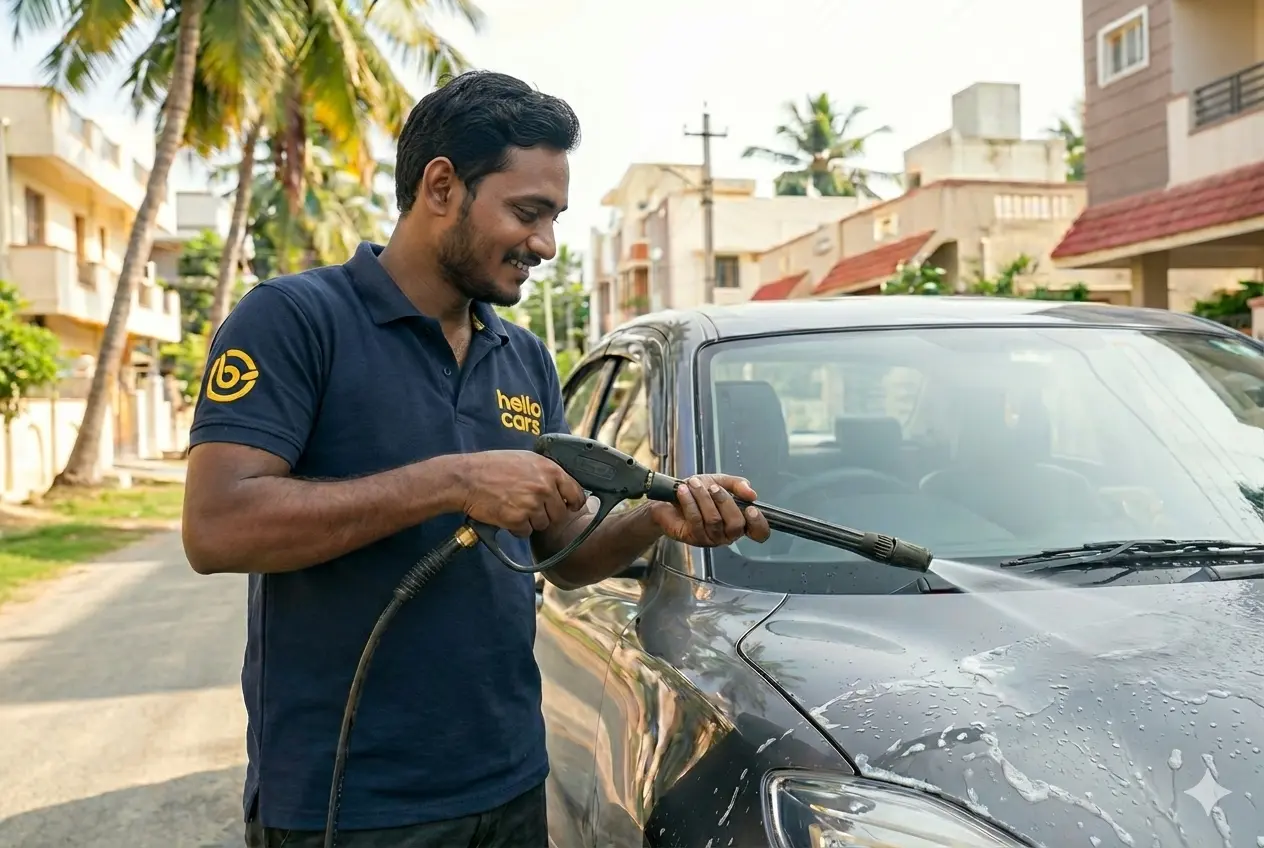 Our professional car wash service