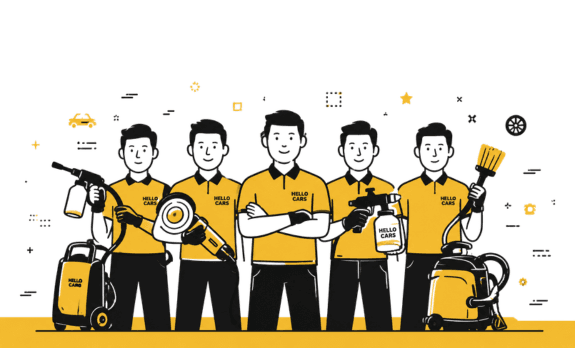 Hello Cars professional car care team